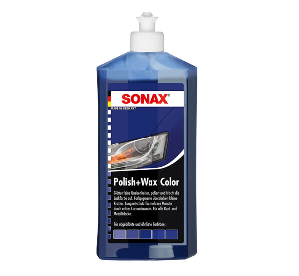 Sonax Polish + Wax Color Nano blue