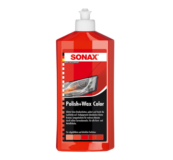 Sonax Polish + Wax Color Nano red