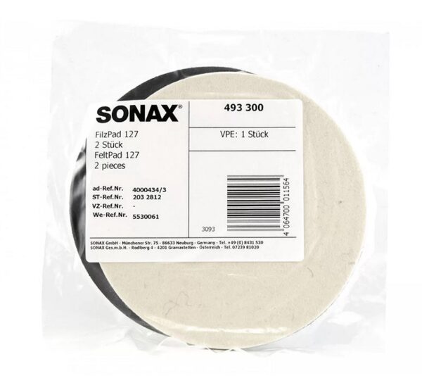 sonax felt polish pad package