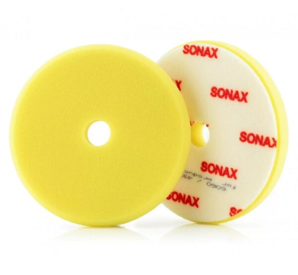 sonax dual action 5 inches yellow pad