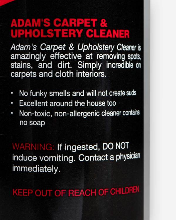 Adam's Carpet & Upholstery Cleaner - 473.17 ml