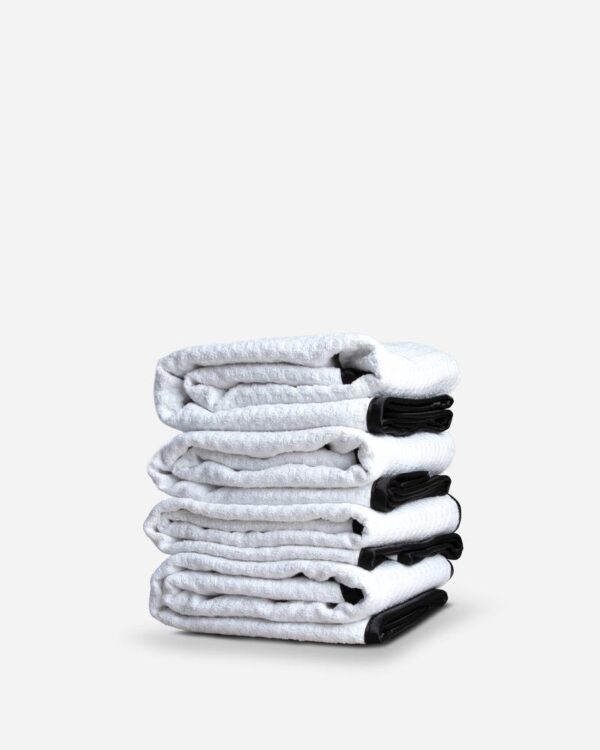 Adam's Great White Microfiber Drying Towel - 4 Pack
