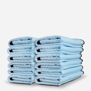Adam's Microfiber Waterless Wash Towels - 12 Pack