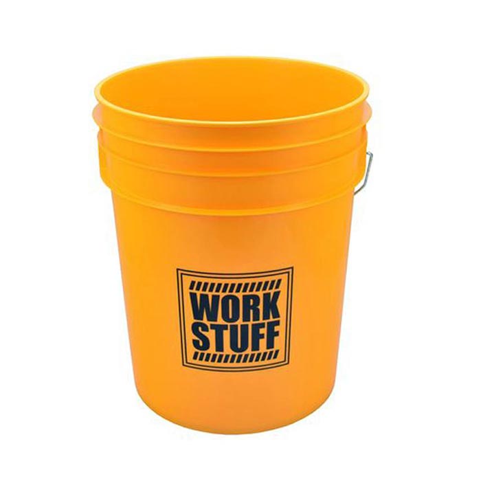 Work Stuff – Detailing Bucket Yellow – Wash - Gulf Detailing